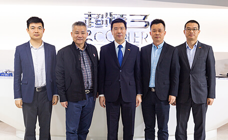 中白工业园区领导一行来我司拜访考察
